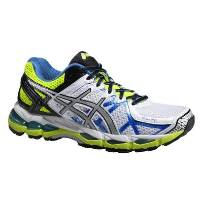 Asics Womens GEL-Kayano 21 Running Shoes - White/Yellow - main image